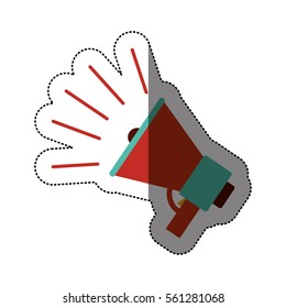 Isolated megaphone design