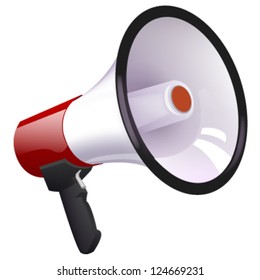 isolated megaphone. vector design