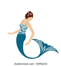Isolated Mermaid