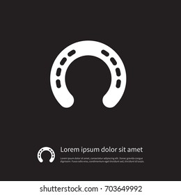 Isolated Metal Icon. Horse Vector Element Can Be Used For Shoe, Horseshoe, Metal Design Concept.