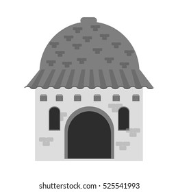 Isolated mexican building design