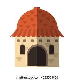 Isolated mexican building design