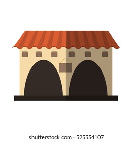 Isolated mexican building design