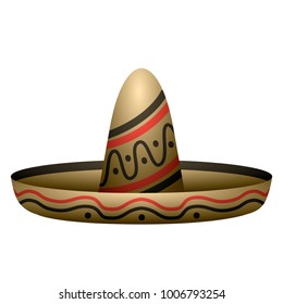 Isolated mexican hat image vector illustration design