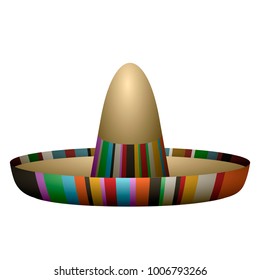 Isolated mexican hat image vector illustration design