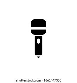 vector de icono de micrófono aislado para cualquier propósito