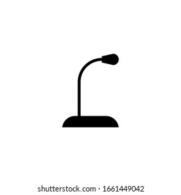 isolated microphone icon vector for any purposes