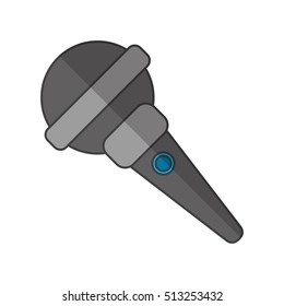 Isolated microphone of music
