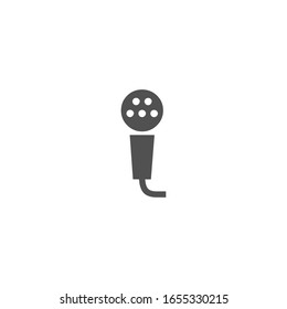 Isolated Microphone Vector Icon, Emoji, Emoticon