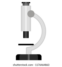 Isolated microscope icon. Medical concept. Vector illustration design