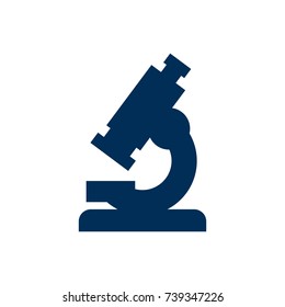 Isolated Microscope Icon Symbol On Clean Background. Vector Optical Instrument Element In Trendy Style.