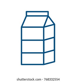 Isolated milk box design