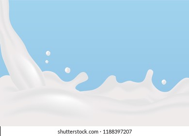 isolated milk fluid template