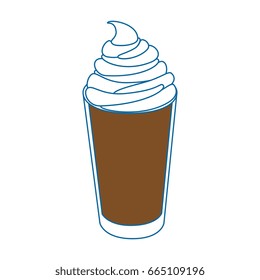 isolated milk shake