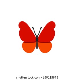 Isolated Milkweed Flat Icon. Monarch Vector Element Can Be Used For Milkweed, Butterfly, Moth Design Concept.