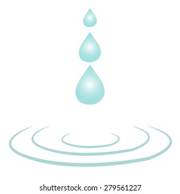 Isolated mineral water icon on a white background. Vector illustration