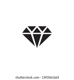 Isolated mineralogy icon symbol on clean background. Vector diamond element in trendy style.