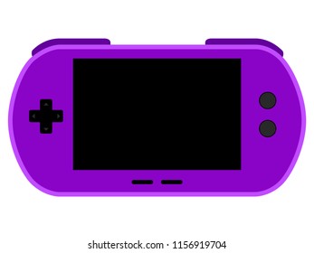 Isolated mobile videogame console icon