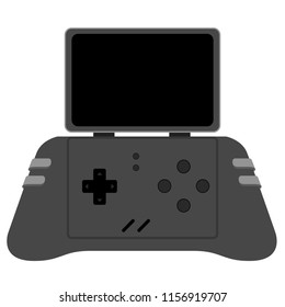 Isolated mobile videogame console icon