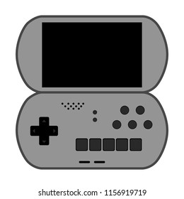 Isolated mobile videogame console icon