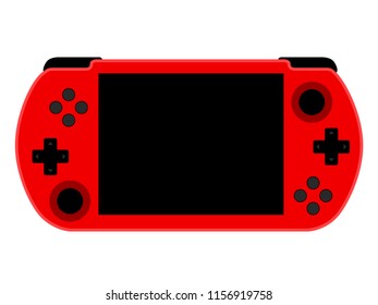 Isolated mobile videogame console icon