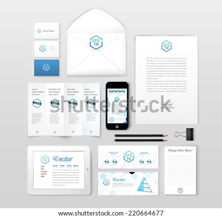 Isolated mockup show case vector design elements for business design presentation 