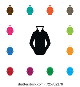 Isolated Model Icon. Cloth Vector Element Can Be Used For Cloth, Coat, Model Design Concept.