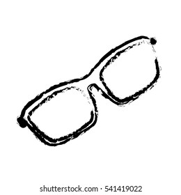 Isolated modern glasses icon vector illustration graphic design