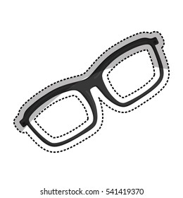 Isolated modern glasses icon vector illustration graphic design
