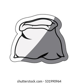Isolated money bag design