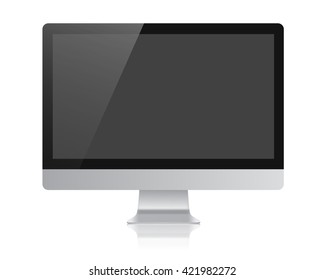 Isolated monitor with mirror shadow