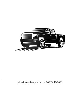 pick up truck vector