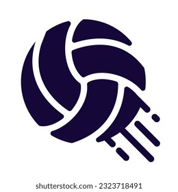 Isolated monochrome volleyball ball icon Vector illustration