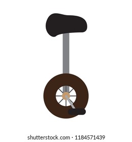 Isolated monocycle icon