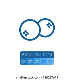 Isolated Mooseberry Outline. Cranberry  Vector Element Can Be Used For Mooseberry, Cranberry, Berry Design Concept.