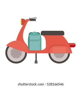Isolated motorcycle design