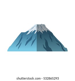 Isolated mountain of china design