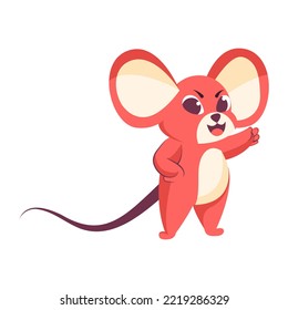 Isolated mouse baby vector illustration