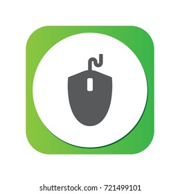 Isolated Mouse Icon Symbol On Clean Background. Vector Controller Element In Trendy Style.