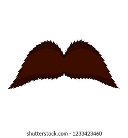 Isolated moustache icon. Hipster concept. Vector illustration design