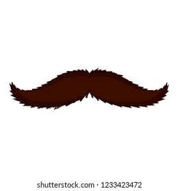 Isolated moustache icon. Hipster concept. Vector illustration design