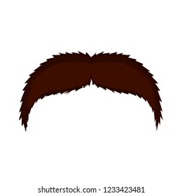 Isolated moustache icon. Hipster concept. Vector illustration design