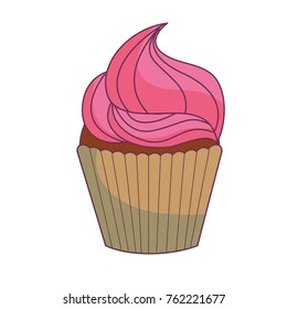Isolated muffin design