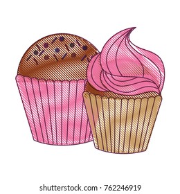 Isolated muffin design