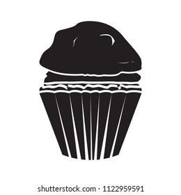 Isolated muffin icon