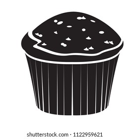 Isolated muffin icon