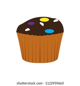 Isolated muffin icon