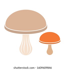 Isolated mushrooms icon. Thanksgiving season - Vector illustration design