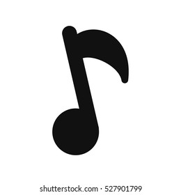 Isolated music note icon vector illustration graphic design