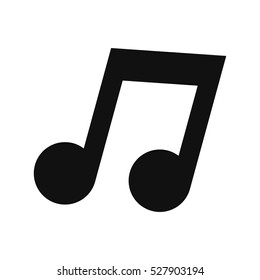 Isolated music note icon vector illustration graphic design